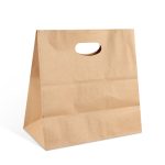 D Cut Paper Bags 11x6x11 Inches - 80GSM