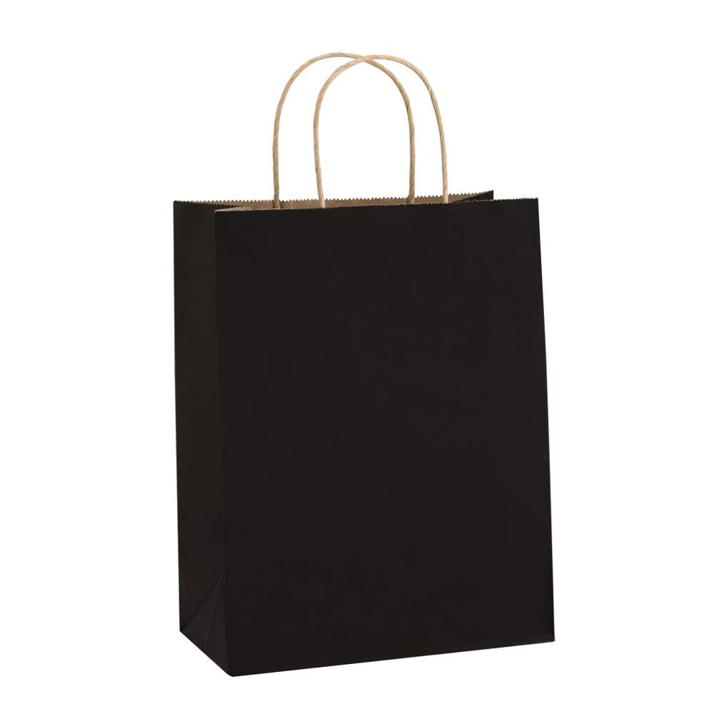 black paper bag isolated with clipping path for mockup 11380489 PNG