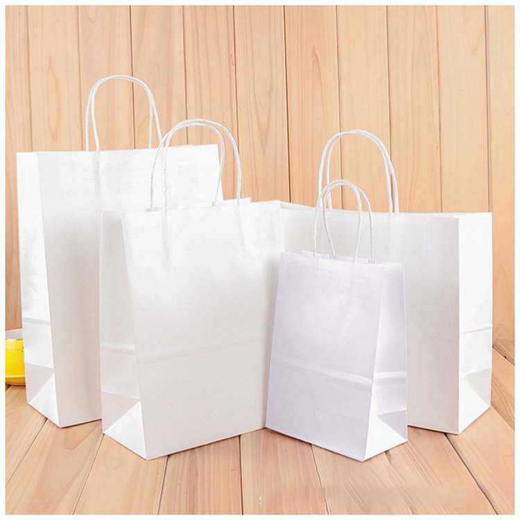 Brown paper bag online | Brown Paper Bag with Flat Handle – yessirbags.in