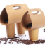 Coffee Cup Carrier with Handle – Sturdy Disposable Paper Cup Holder for Coffee, Tea, Beverages