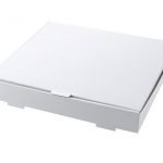 10 Inch White Paper Corrugated Pizza Box