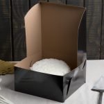 Cake Box 1 KG - 10" x 10" x 5" Black Cake / Bakery Box