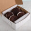 Cake Box Half KG - 8" x 8" x 4" White Auto-Popup Window Cake / Bakery Box
