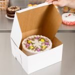 Cake Box 1 KG - 10" x 10" x 5" White Cake / Bakery Box
