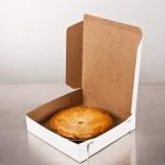 Cake Box - 10" x 10" x 2 1/2" White Pie / Bakery Box