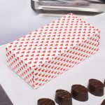Chocolate Box - 5 1/2" x 2 1/4" x 1 1/4" 1-Piece 1/2 lb. Valentine's Day Heart