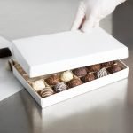 Chocolate Box - 9" x 6" x 1" 2-Piece 1 lb. White