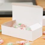 Chocolate Box - 1 lb. White 1-Piece Auto-Popup