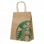 Paper Bags Printed for Restaurant - Take Away Paper Bags | 5x4x8 IN
