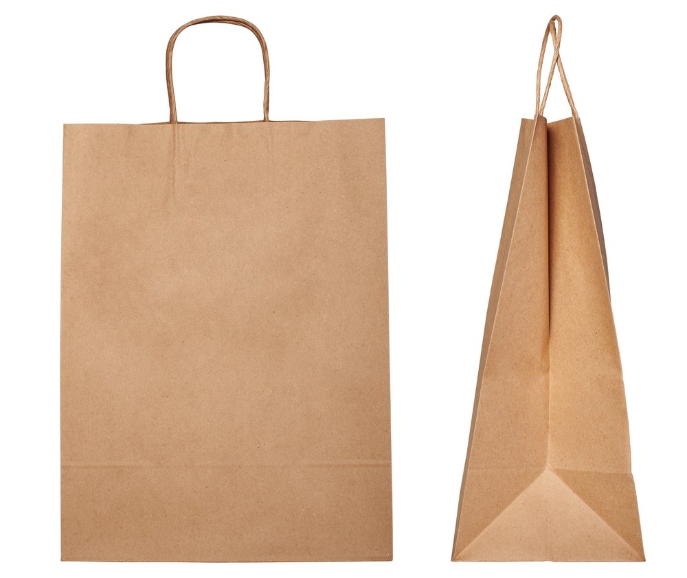 White Paper Bags - Eco Bags India