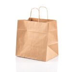 Brown Kraft Paper Bags for Cakes - 12 x 12 x 8 Inches - Best Paper Bags Manufacturer and Paper Bags Exporter in India
