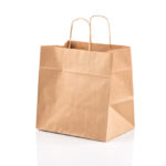 Cake Box Paper Bags - 7 x 7 x 7 Inches - Best Paper Bags Manufacturer and Paper Bags Exporter in India