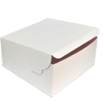 white cake box 10x10x5 inches