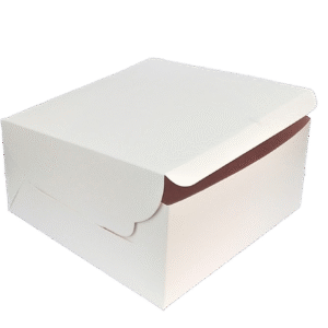 white cake box 10x10x5 inches