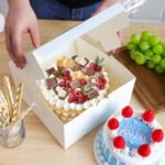 White Cake Box Pack of 5 (10×10×5 Inches) - Image 3