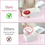 White Cake Box Pack of 5 (10×10×5 Inches) - Image 5