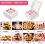 White Cake Box Pack of 5 (10×10×5 Inches) - Image 4