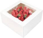 White Cake Box Pack of 5 (10×10×5 Inches)